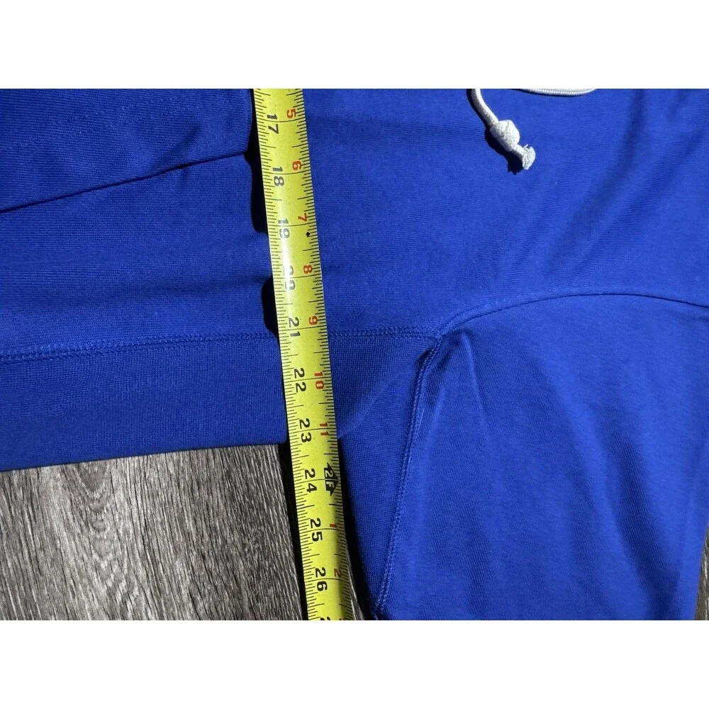 Philadelphia 76ers Hoodie Nike Big Logo Fleece Lined Sweatshirt Blue Mens Large